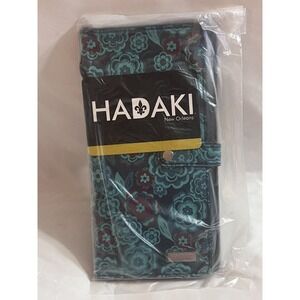 Vegan Leather Hadaki Travel Wallet- geo